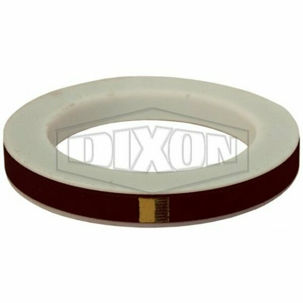 Dixon Cam and Groove Envelope Gasket, 3/4 in Nominal, PTFE, Domestic 75-G-TF-VI